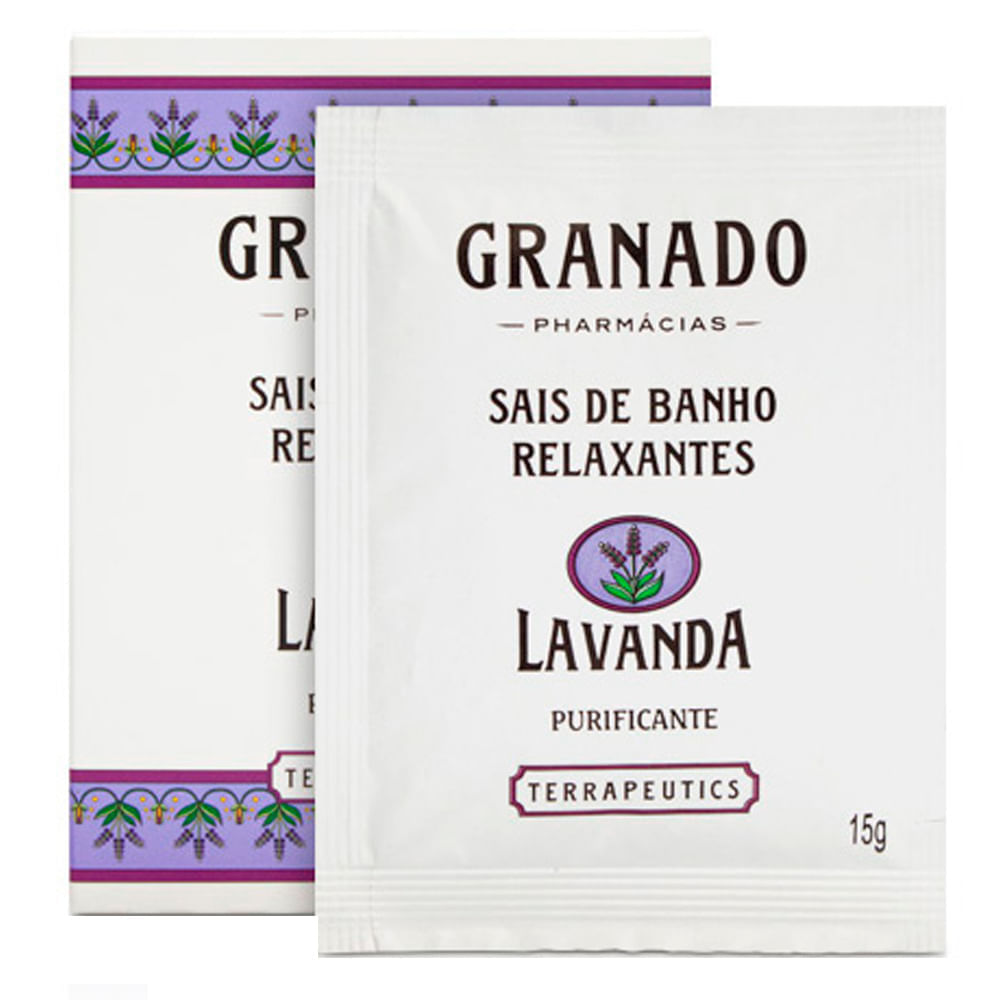 Sais De Banho Terrapeutics Lavanda Granado 5x15g