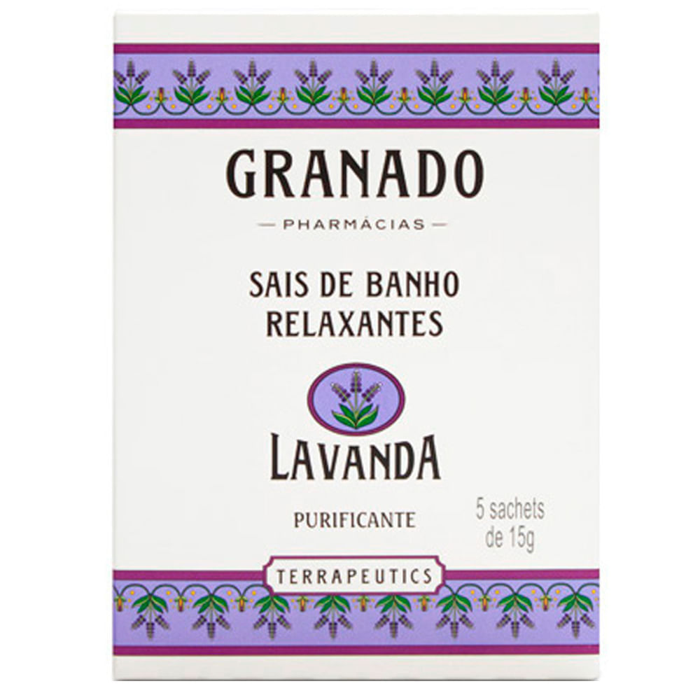 Sais de Banho Terrapeutics Lavanda Granado 5x15g