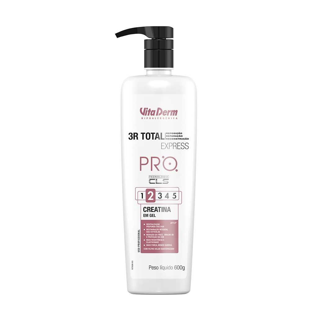 Creatina Vita Derm 3r Total Express 600ml