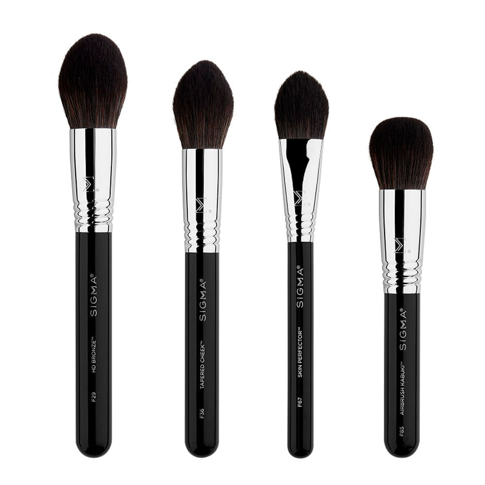 Sigma Beauty Studio Brush Set Kit – 4 Pincéis de Maquiagem