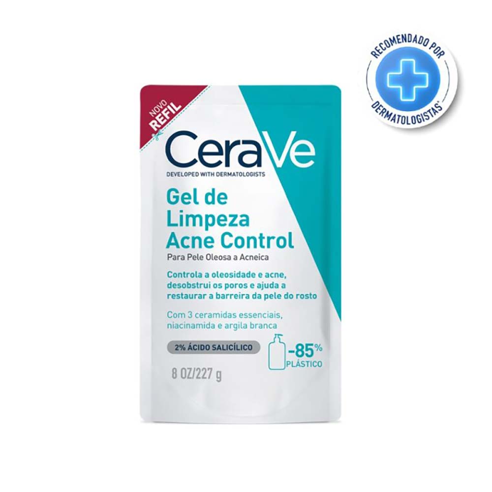 Gel de Limpeza Facial Cerave Acne Control Refil 227g