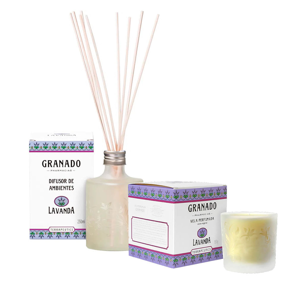 Granado Lavanda Kit Difusor + Vela Perfumada
