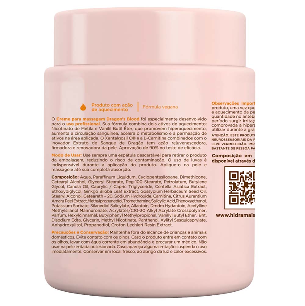 Creme de Massagem Hidramais – Dragon Blood 1Kg