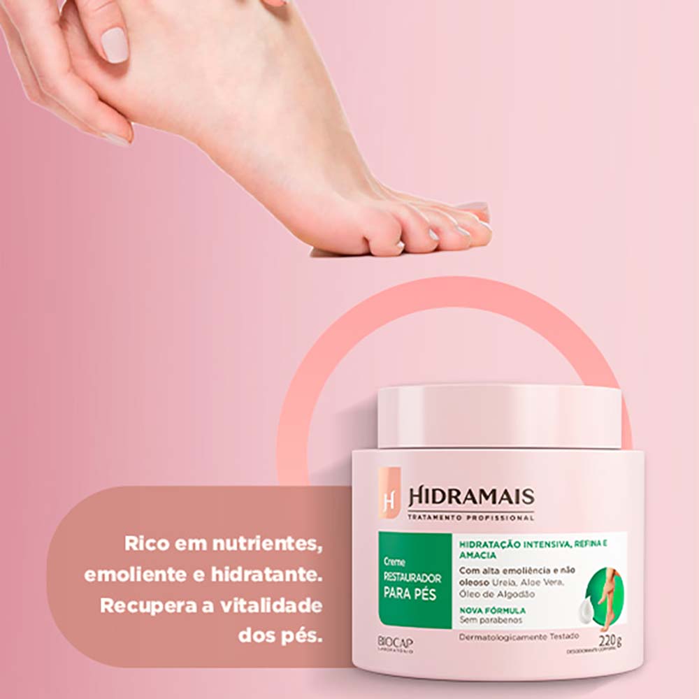 Creme Restaurador para os Pés Hidramais 220g