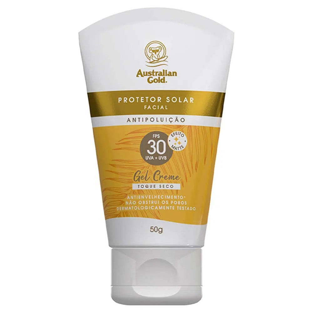 Australian Gold Antipoluição Kit Com 3 Protetores Faciais FPS 30