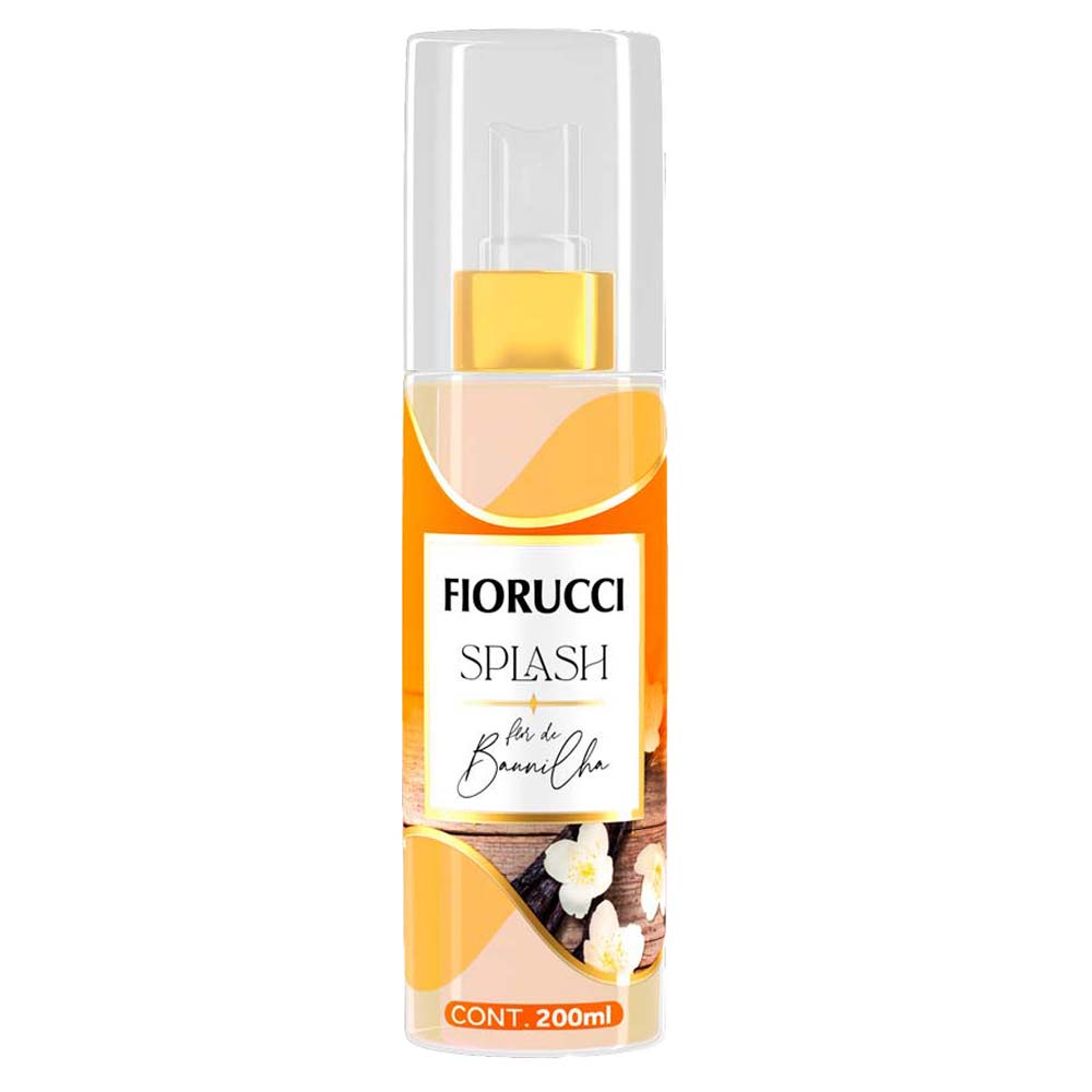 Body Splash Fiorucci Splash Flor De Baunilha Perfume Corporal 200ml