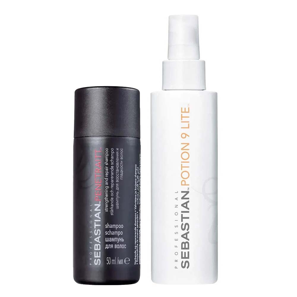 Sebastian Penetraitt Kit Travel Size – Shampoo + Potion 9 Tratamento Fortalecedor