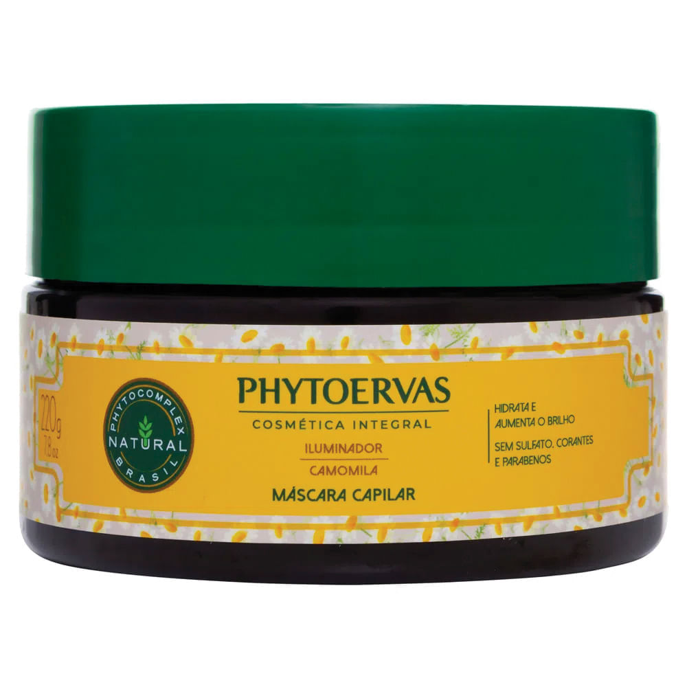Phytoervas Iluminador Camomila – Máscara Capilar 220g