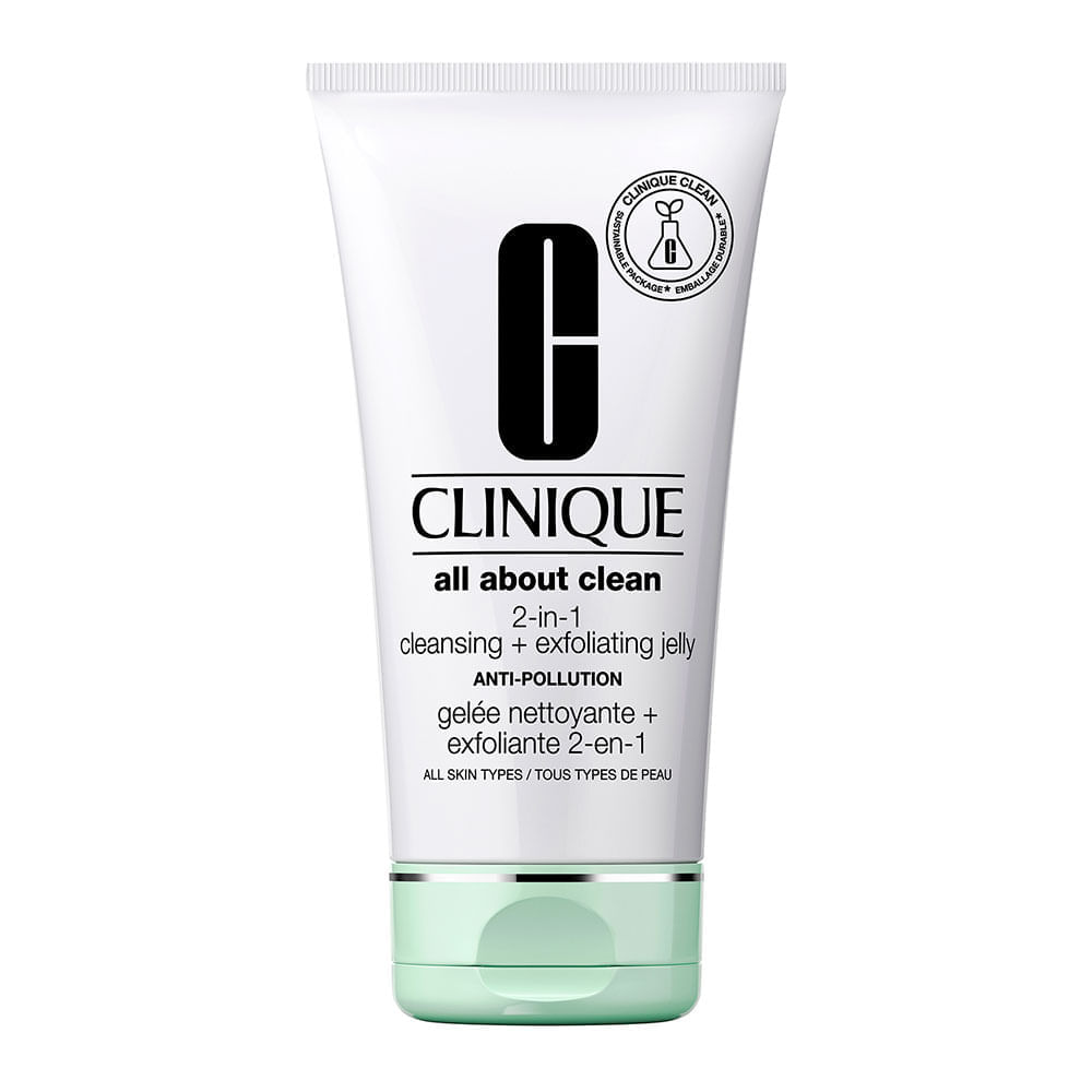 Esfoliante De Limpeza Facial Clinique All About Clean 2 In 1 Cleansing + Exfoliating Jelly 150ml