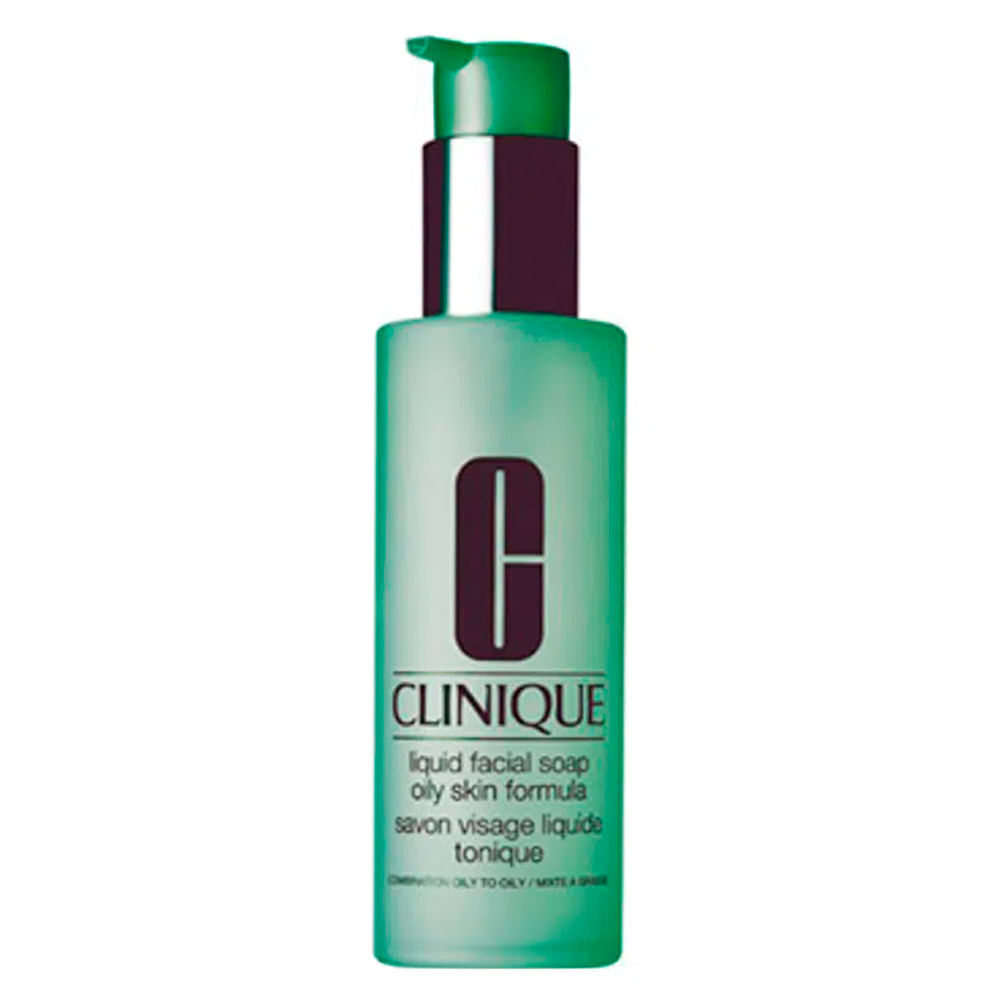 Clinique Sabonete Líquido + Anti-Idade para Olhos Kit Liquid Facial Soap Oily Skin + Smart Custom Repair Eye Treatment