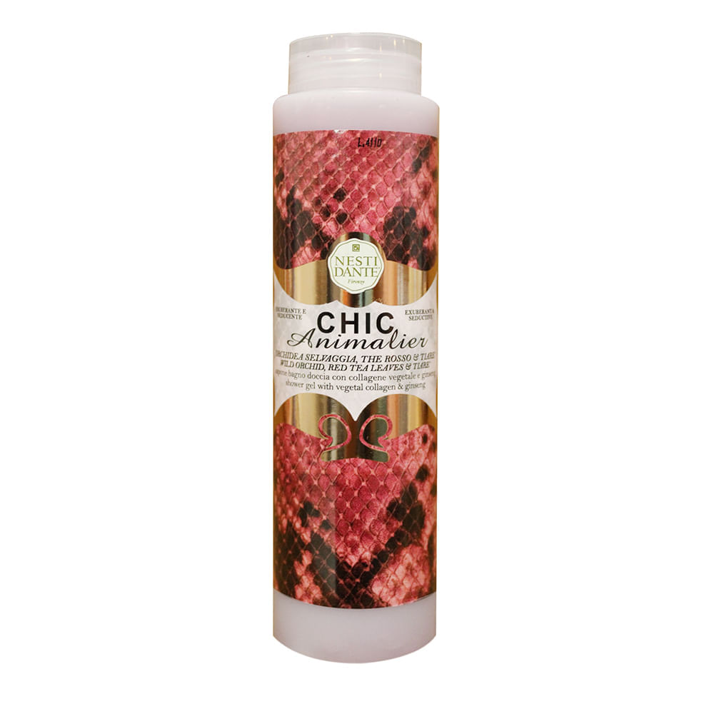 Sabonete Líquido Nesti Dante Chic Animalier Red 300ml