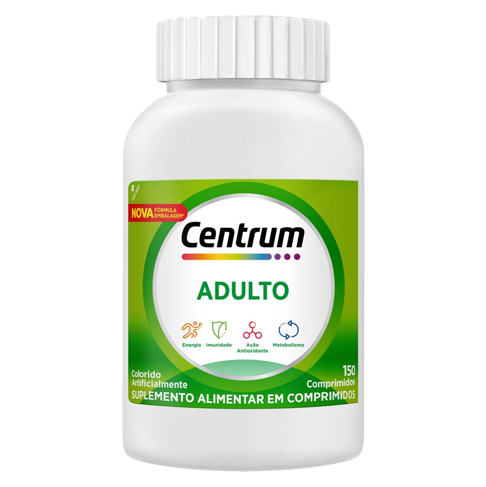 Suplemento Alimentar Centrum Multivitamínico Adulto 150 Comprimidos