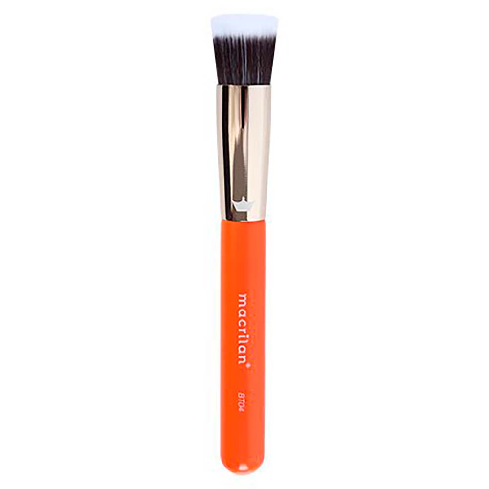 Pincel Profissional Duo Fiber Kabuki Macrilan Linha Beauty Tools Bt04 1un