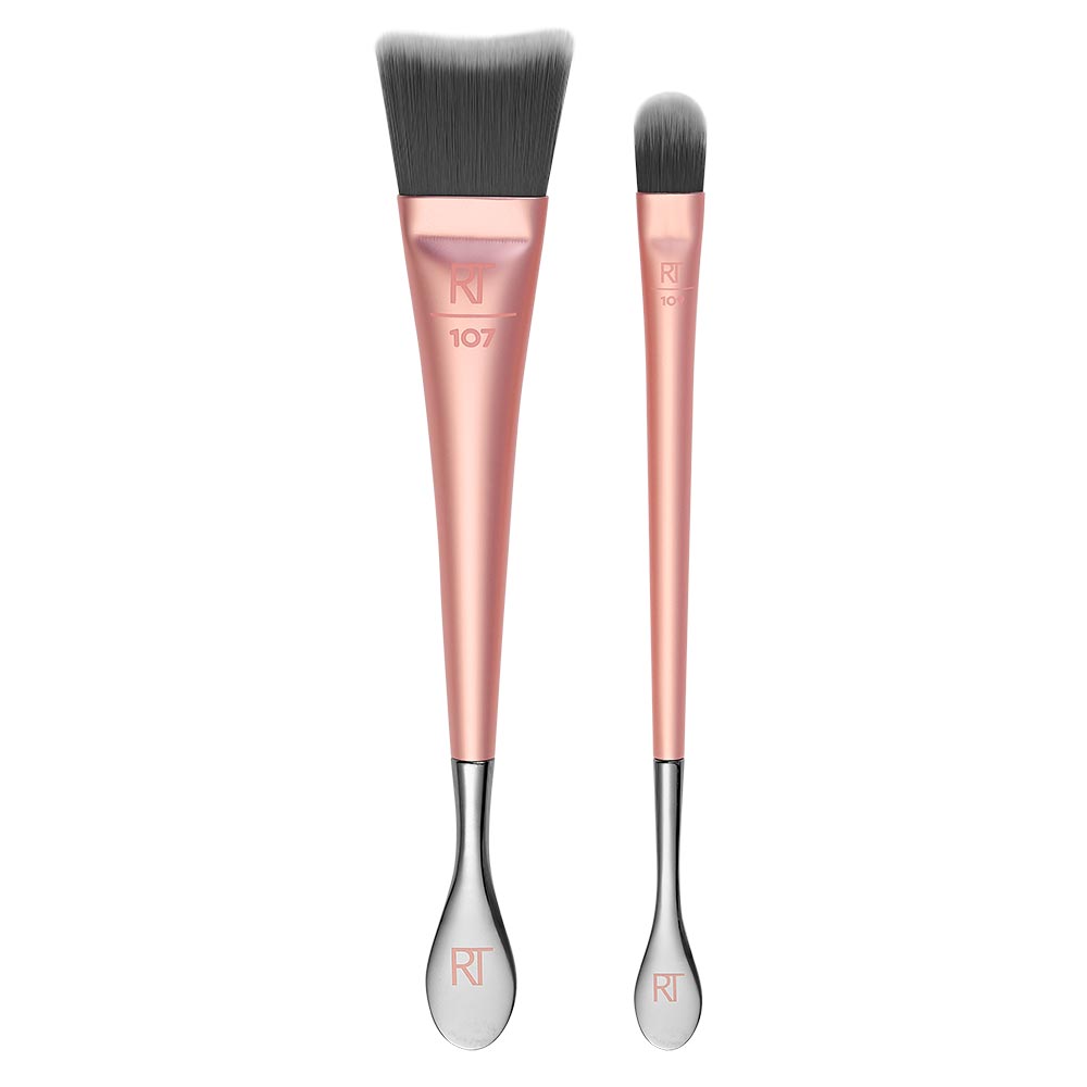 Real Techniques Kit Pincel + Espátula Rosto E Olhos