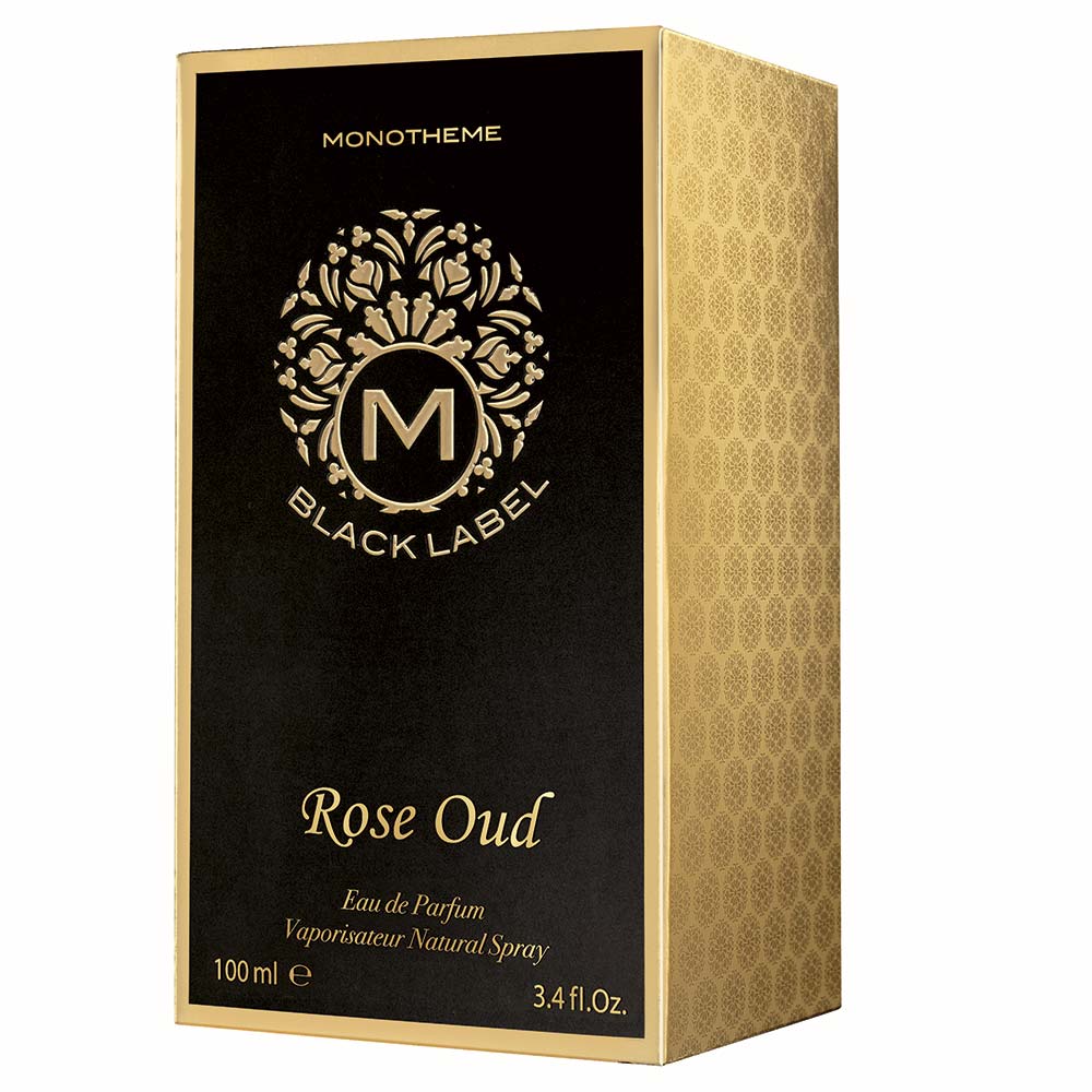 Black Label Rose Oud Monotheme Perfume Unissex Eau De Parfum 100ml