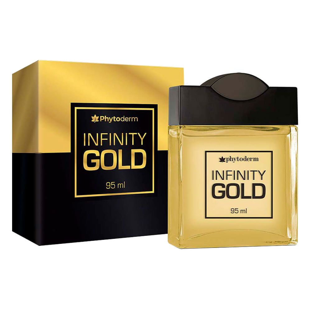 Infinity Gold Phytoderm  Perfume Masculino Deo Colônia 95ml