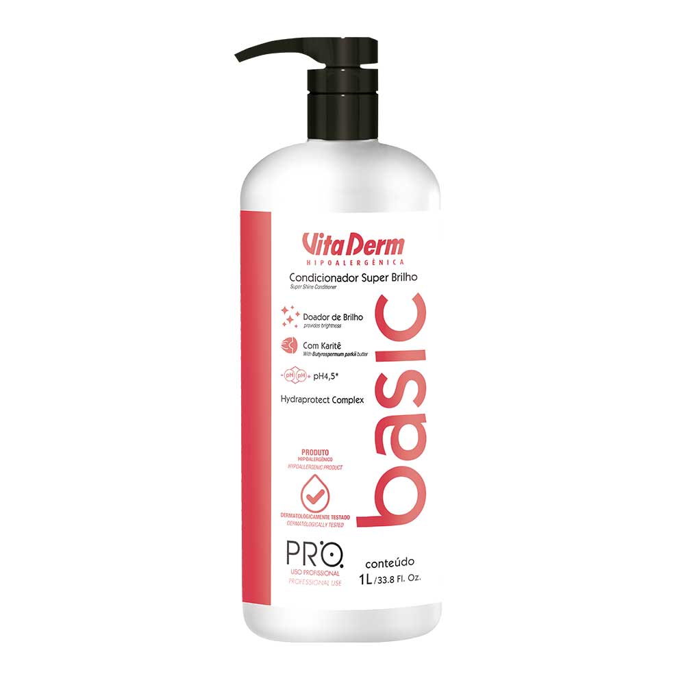 Vita Derm Super Brilho Pro Basic Condicionador 1l
