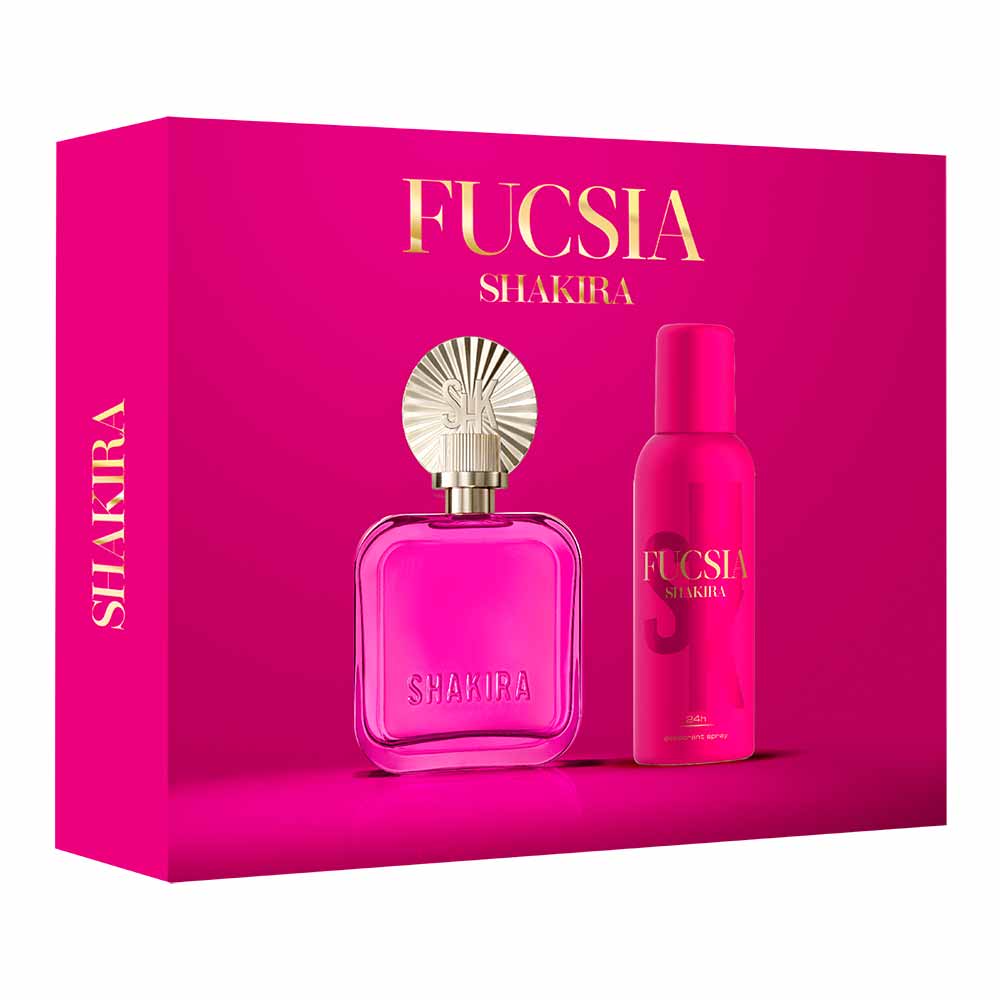 Shakira Fucsia Perfume Feminino Edp Coffret Desorante Spray