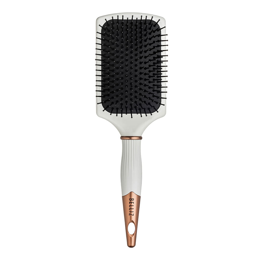 Escova de Cabelos Belliz Golden White Raquete 1 Un