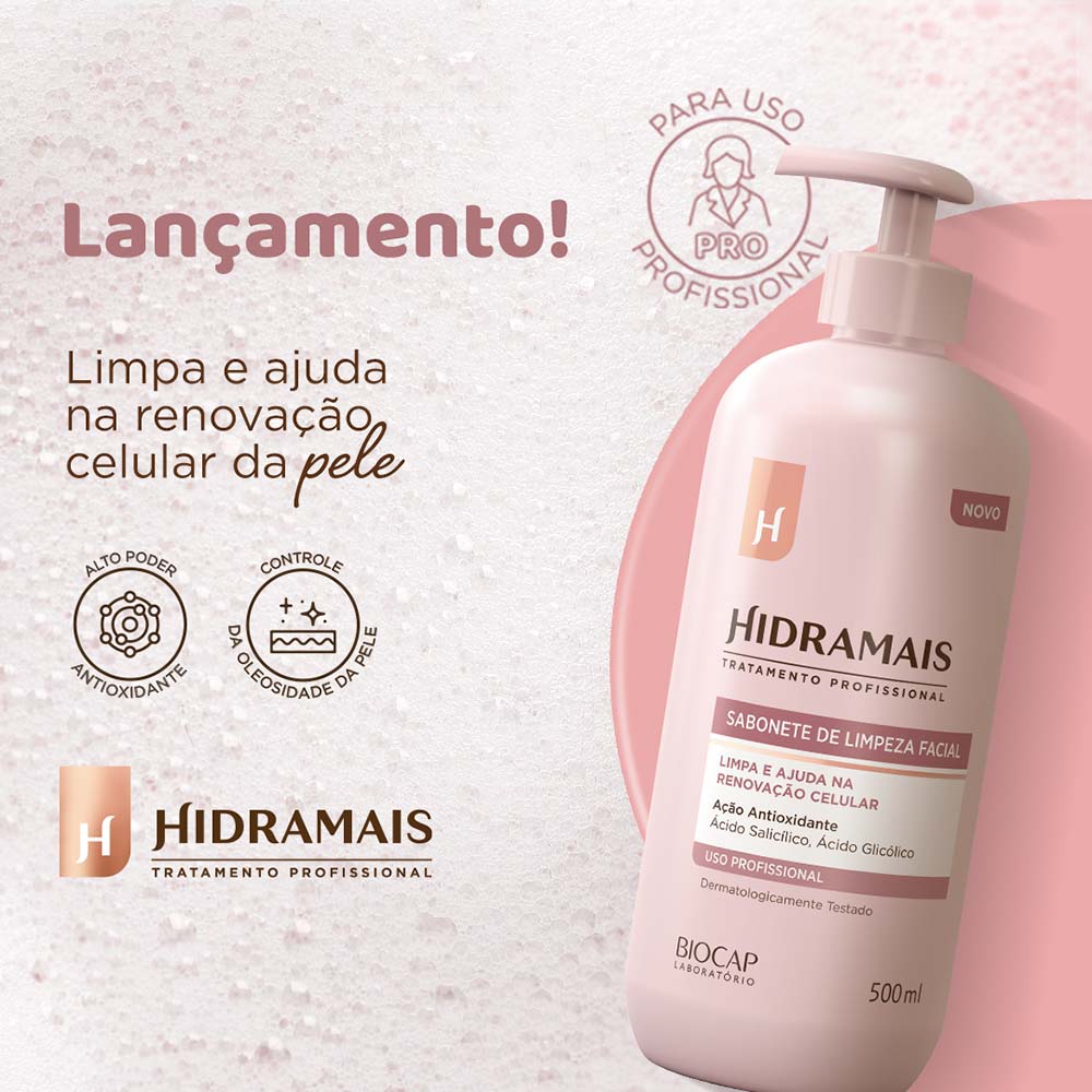 Sabonete de Limpeza Facial Hidramais 500ml