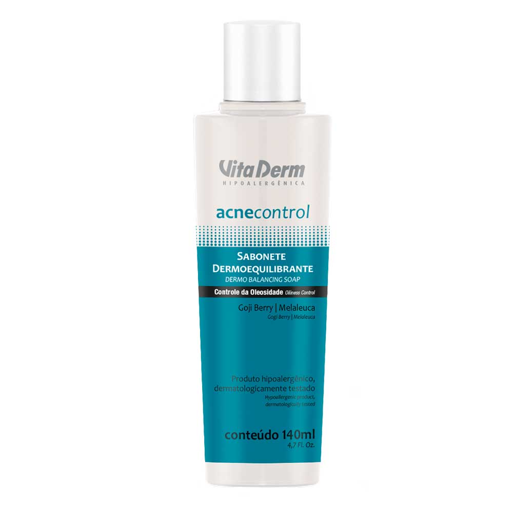 Sabonete Dermoequilibrante Vita Derm – Acne Control 140ml