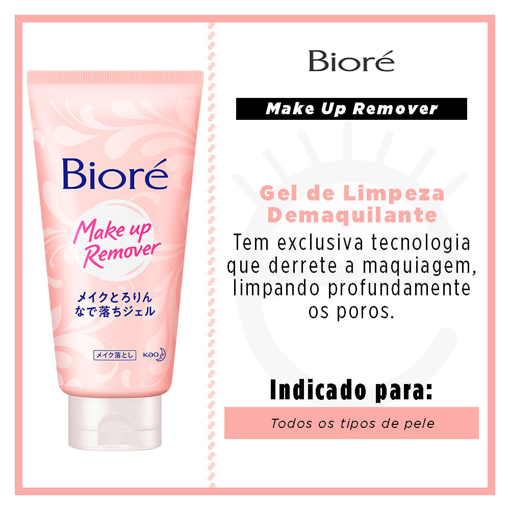 Gel Demaquilante Facial Bioré Make Up Remover 170g