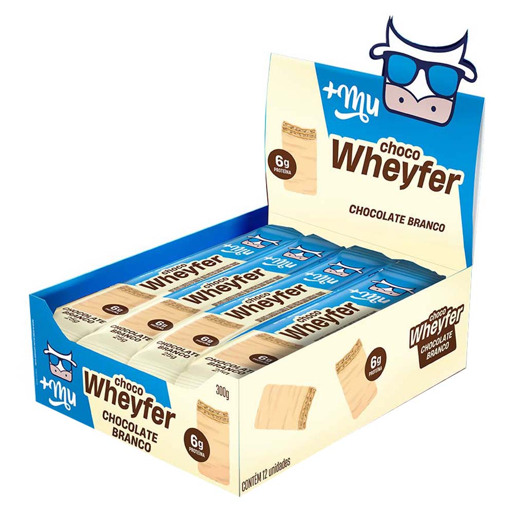 Display Chocowheyfer +mu Chocolate Branco 12 Un