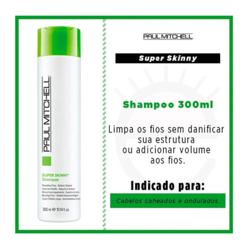 Paul Mitchell Smoothing Super Skinny Daily Shampoo Disciplinador 300ml