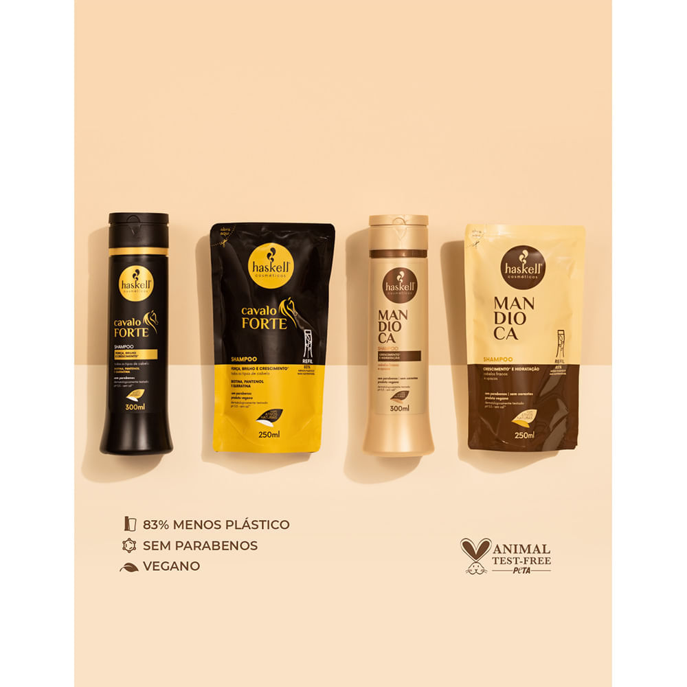 Refil Shampoo Haskell Cavalo Forte 250ml