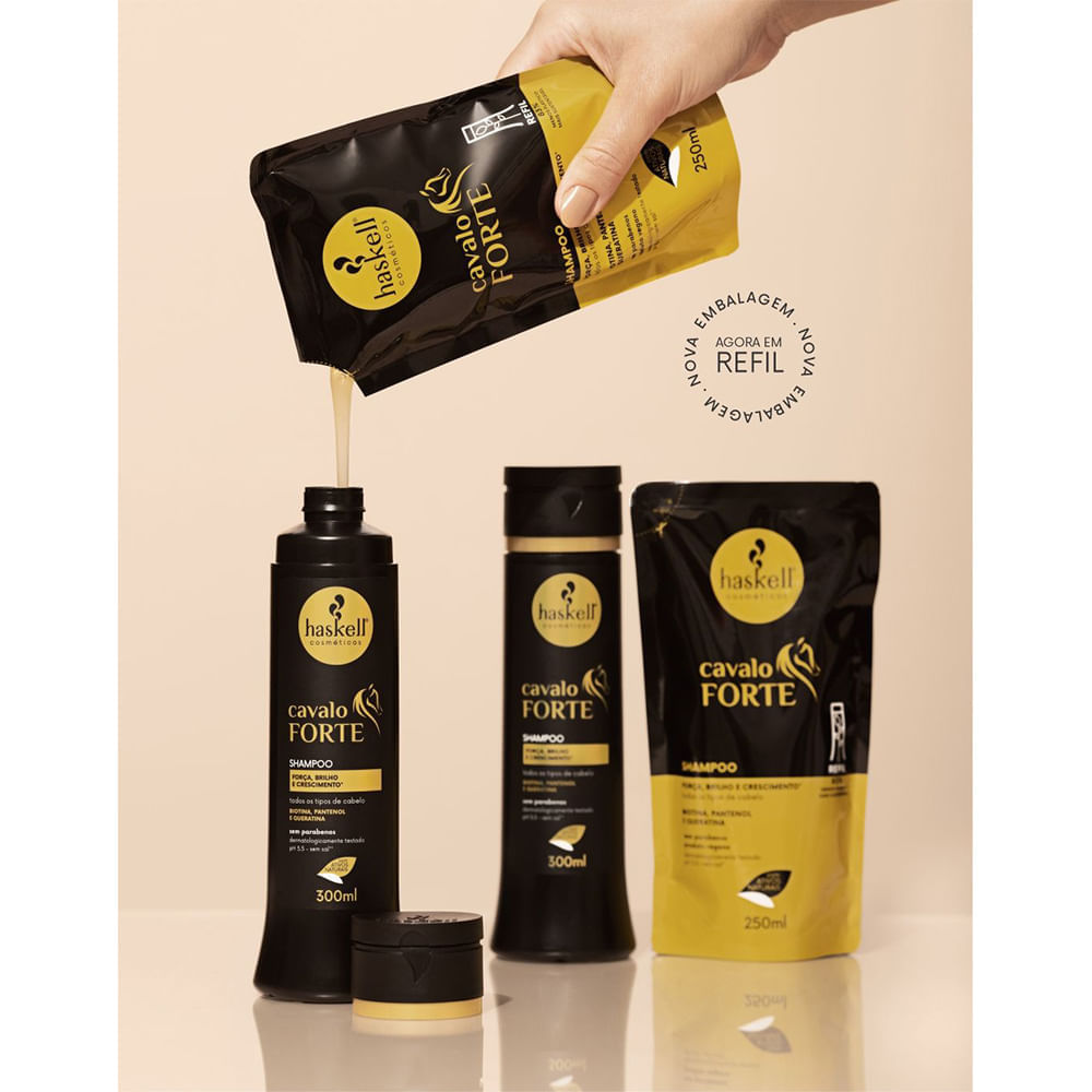Refil Shampoo Haskell Cavalo Forte 250ml