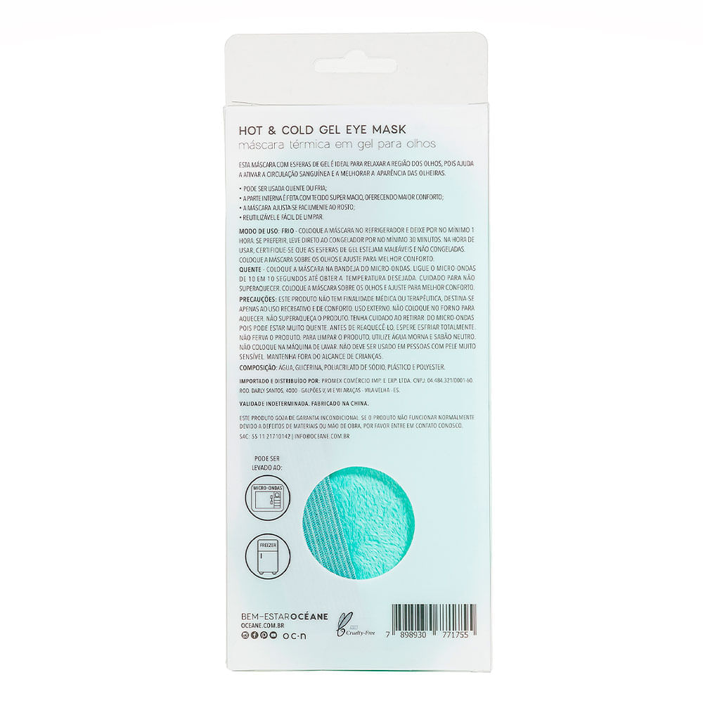 Máscara em Gel para Olhos Océane Escape & Joy 1 Un