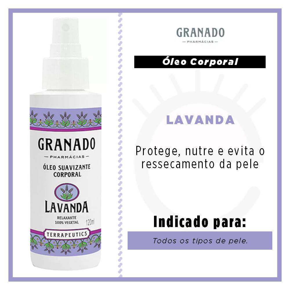 Óleo Corporal Granado Lavanda 120ml