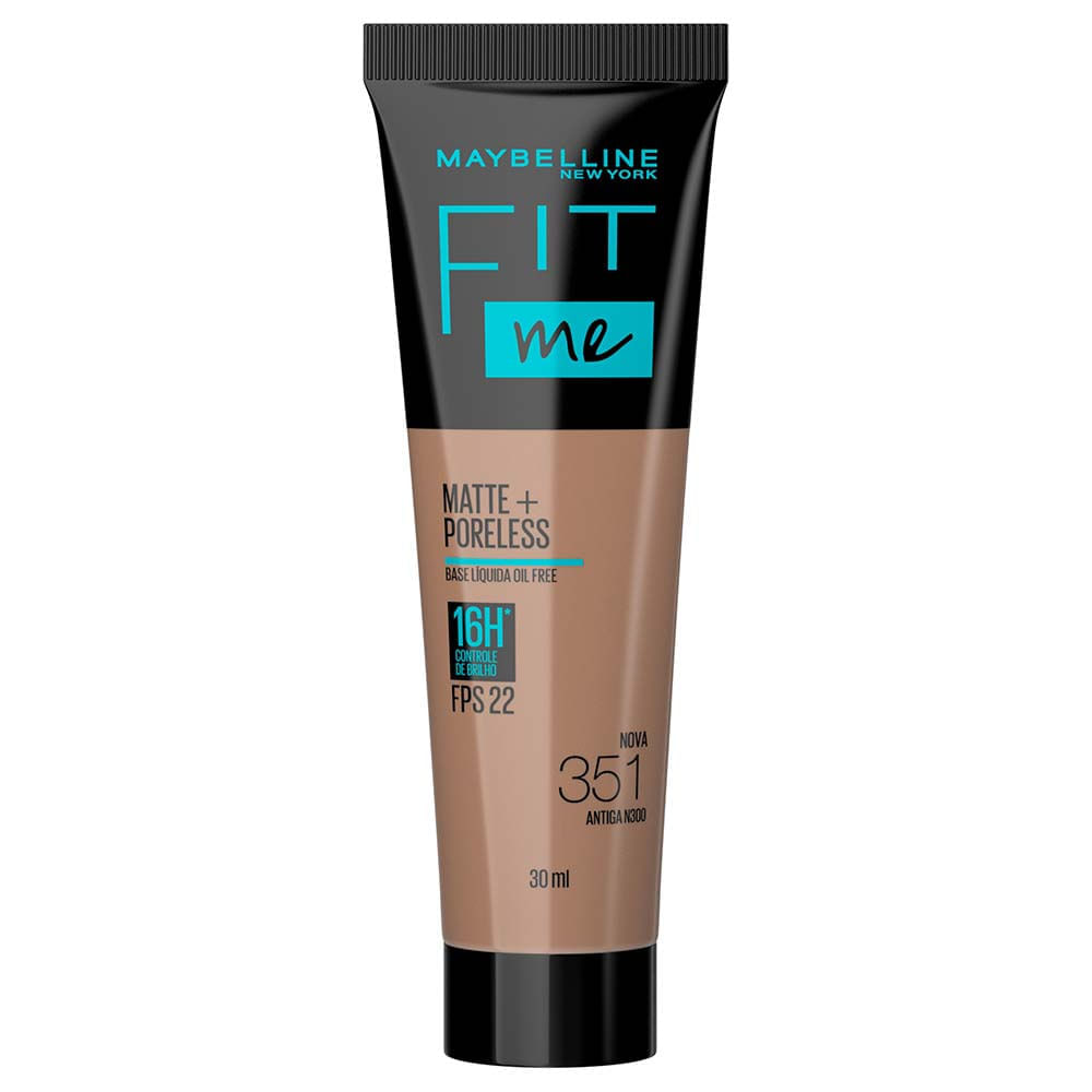 Base Líquida Maybelline NY Fit Me Matte FPS22 351