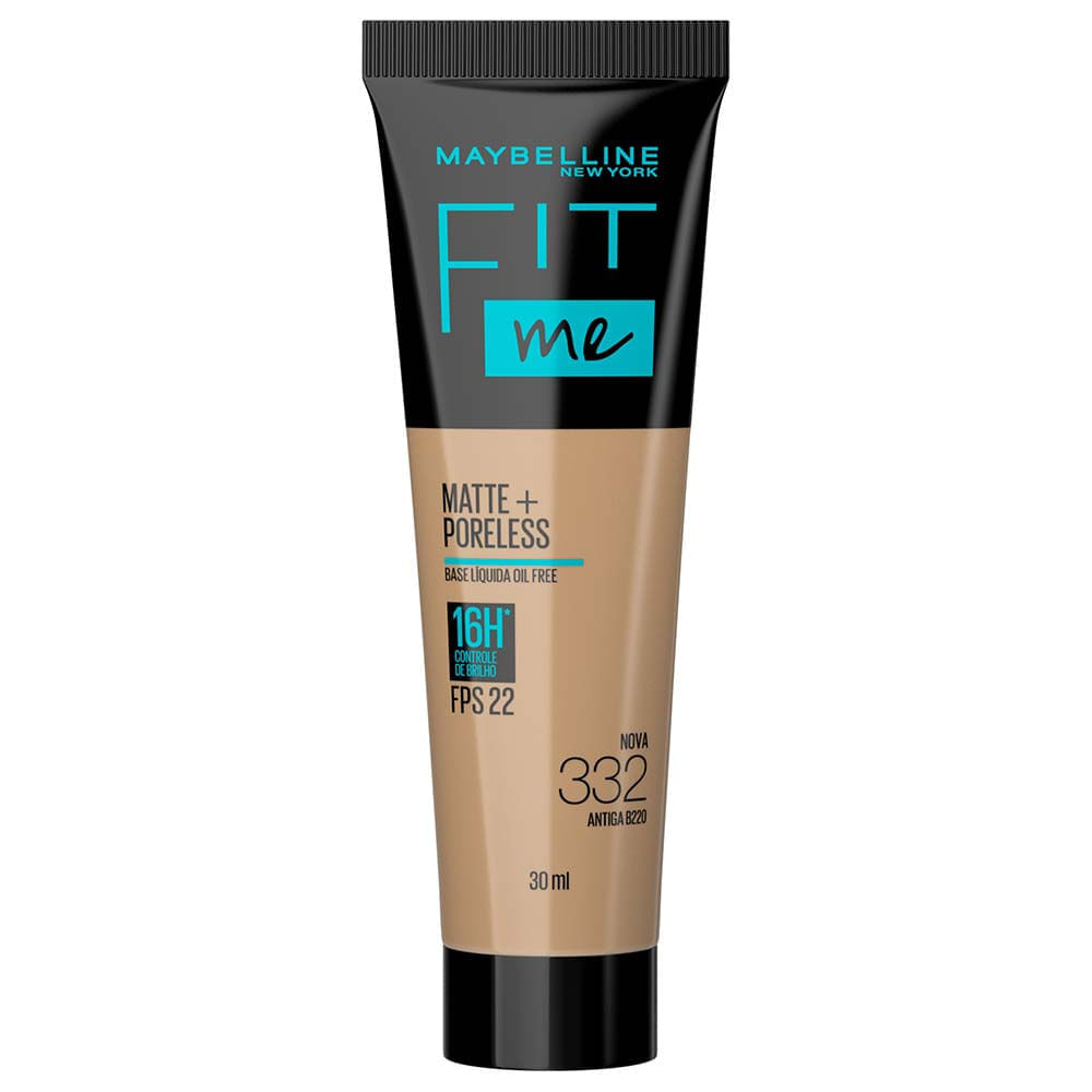 Base Líquida Maybelline NY Fit Me Matte FPS22 332