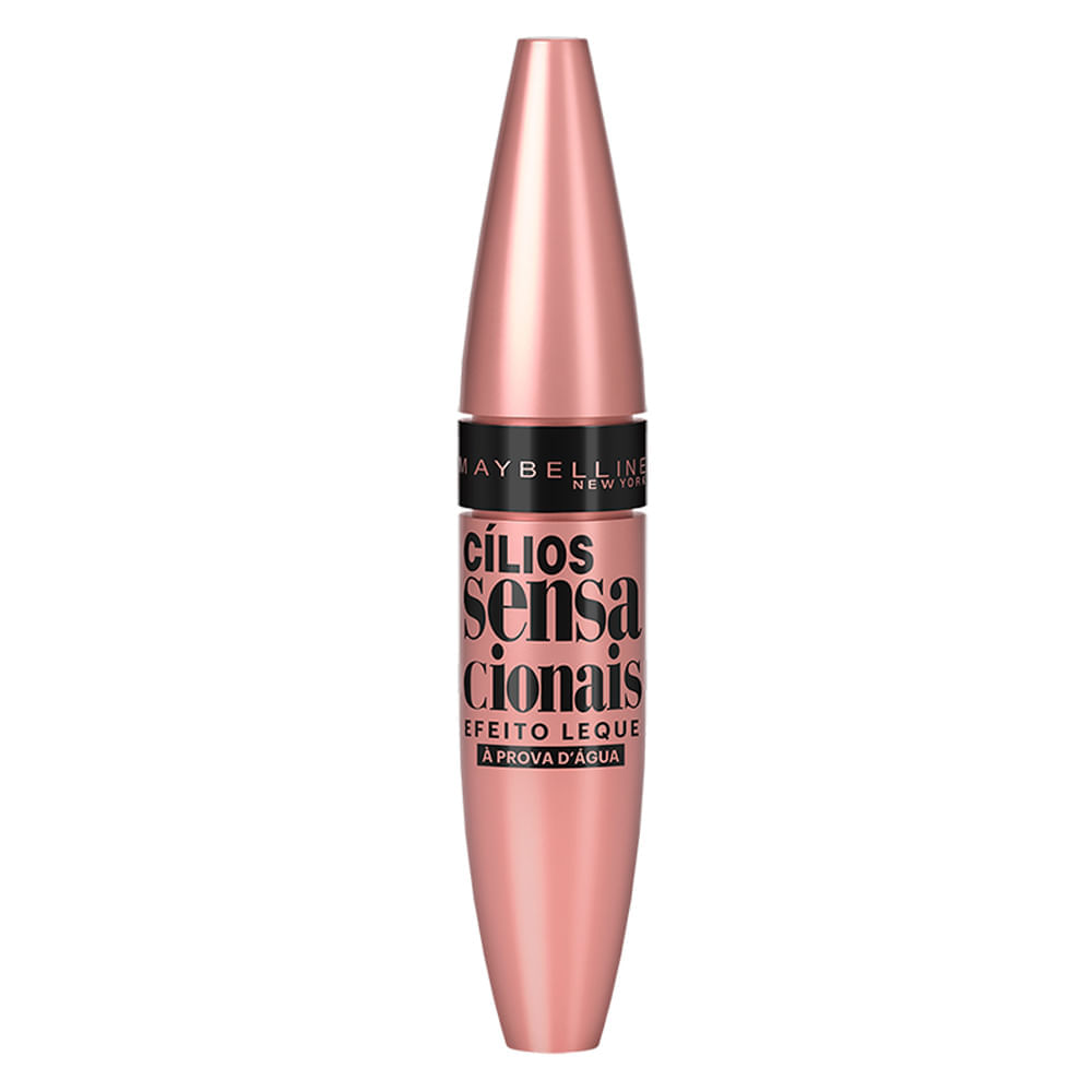 Máscara De Cílios Maybelline NY Lash Sensational À Prova D'Água Preto