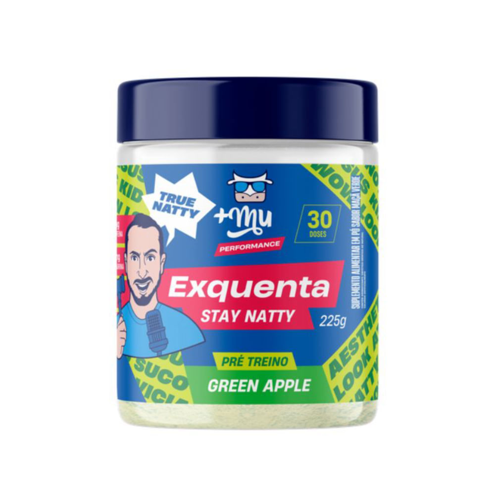 Pre Treino Green Apple Exquenta Mais Mu 225g
