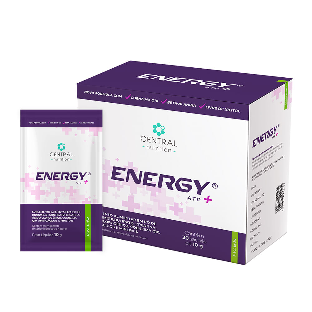 ENERGY® ATP 10g 30 Sachês Sabor Limão