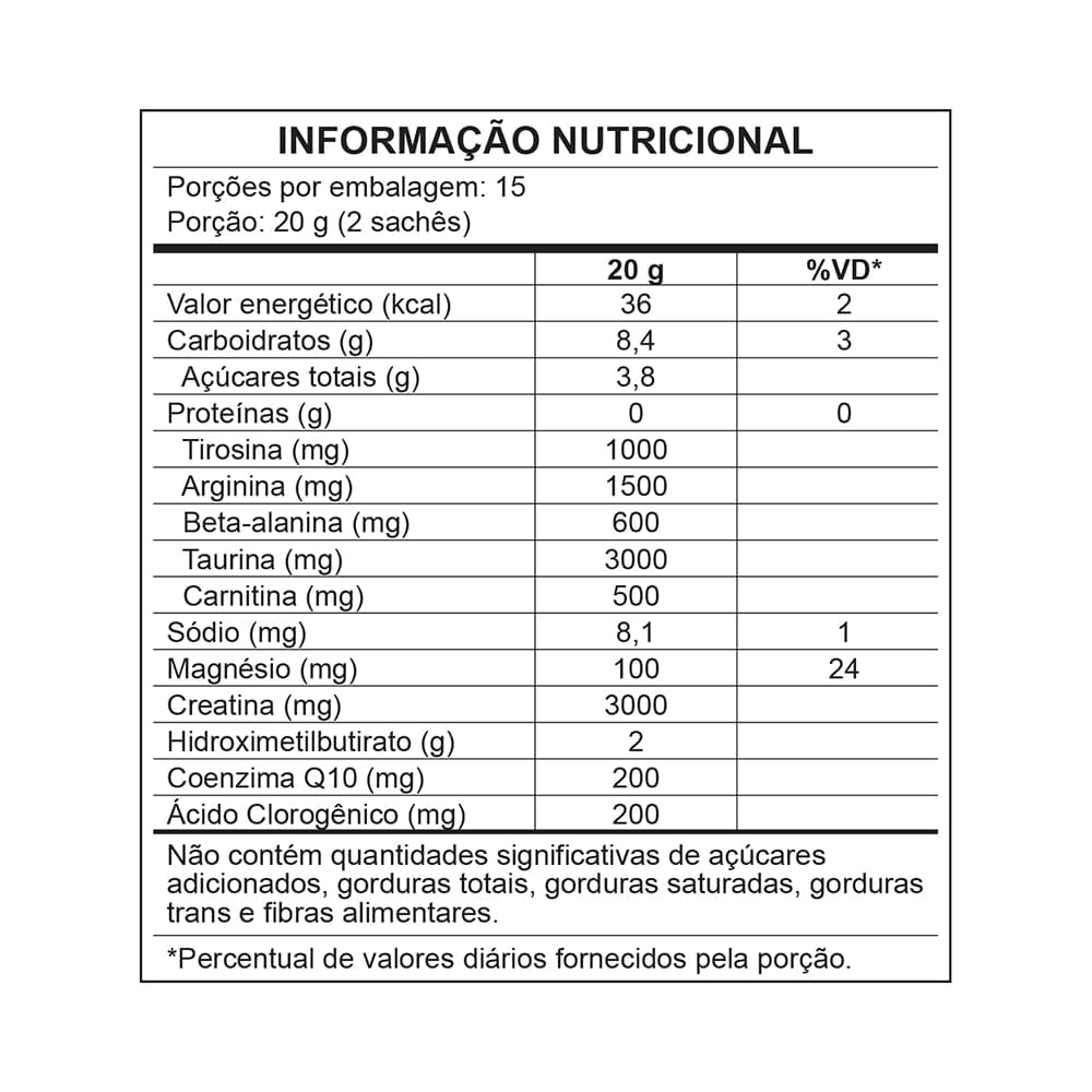 ENERGY® ATP 10g 30 Sachês Sabor Limão