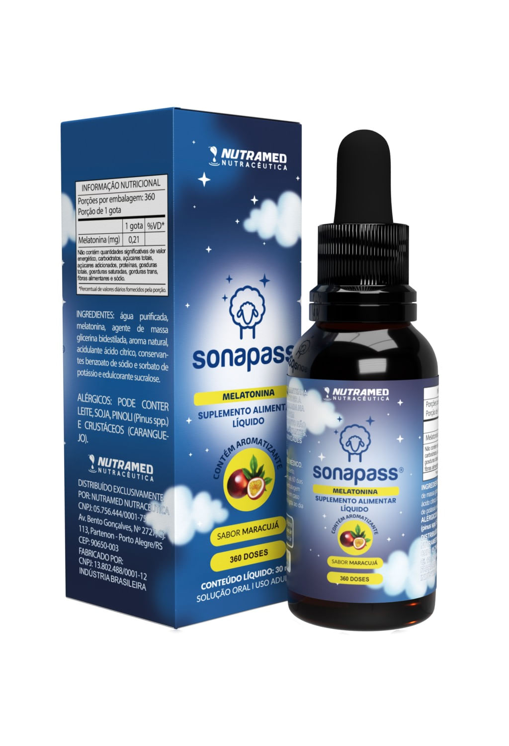 Sonapass Melatonina Gotas - 30ml
