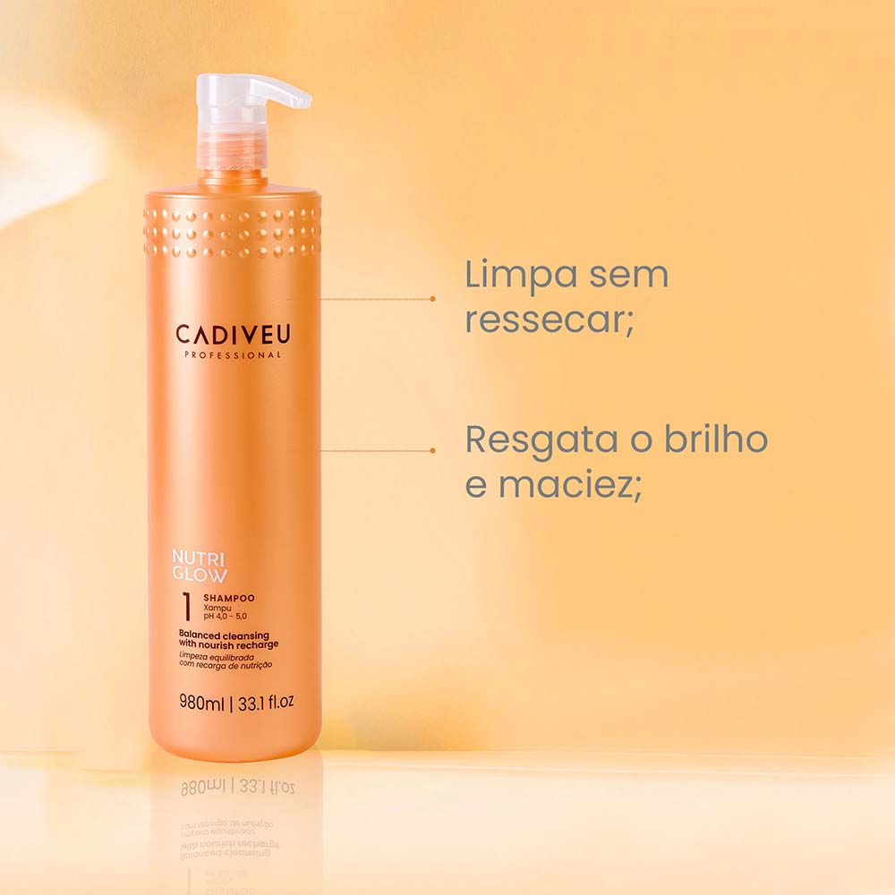 Cadiveu Professional Nutri Glow Shampoo Profissional 980ml
