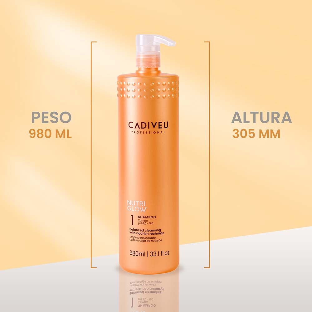 Cadiveu Professional Nutri Glow Shampoo Profissional 980ml
