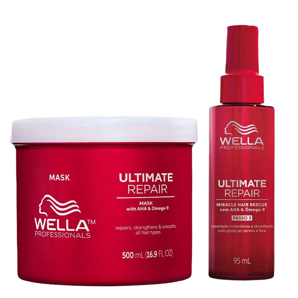 Wella Professionals Ultimate Kit – Máscara + Leavein Kit
