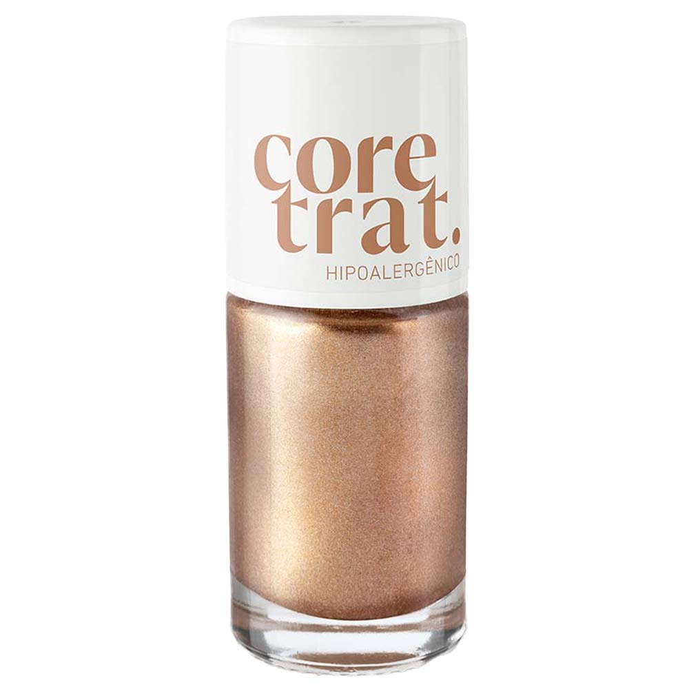 Esmalte Efeito Gel Coretrat Metálico Blant Caramelo