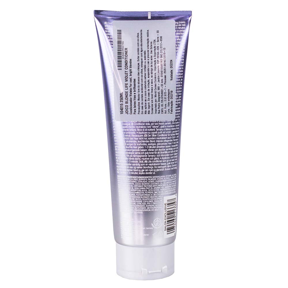 Joico Blonde Life Violet Condicionador para Cabelos Loiros 250ml