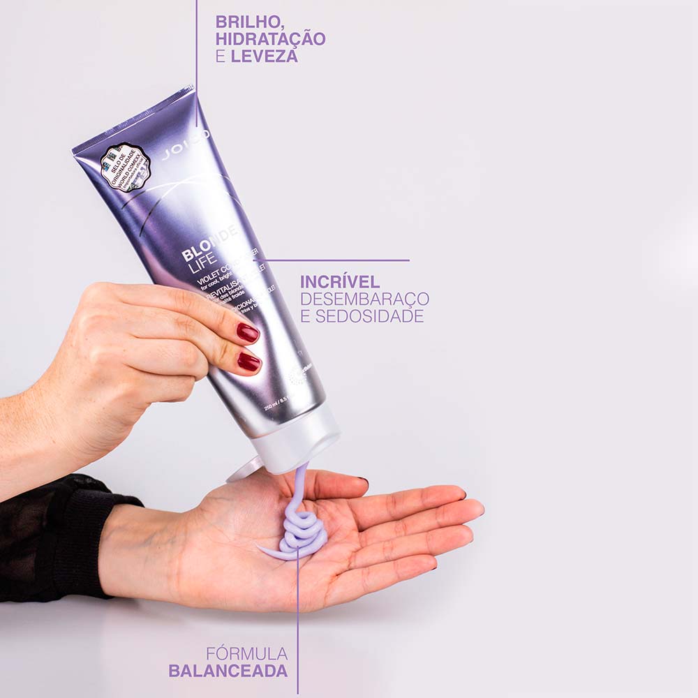 Joico Blonde Life Violet Condicionador para Cabelos Loiros 250ml