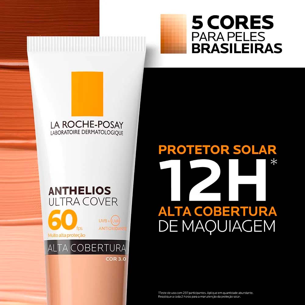 La RochePosay Anthelios Ultra Cover Kit com 2 Unidades – Protetor Solar Facial Com Cor FPS60 3.0 – 30g Kit