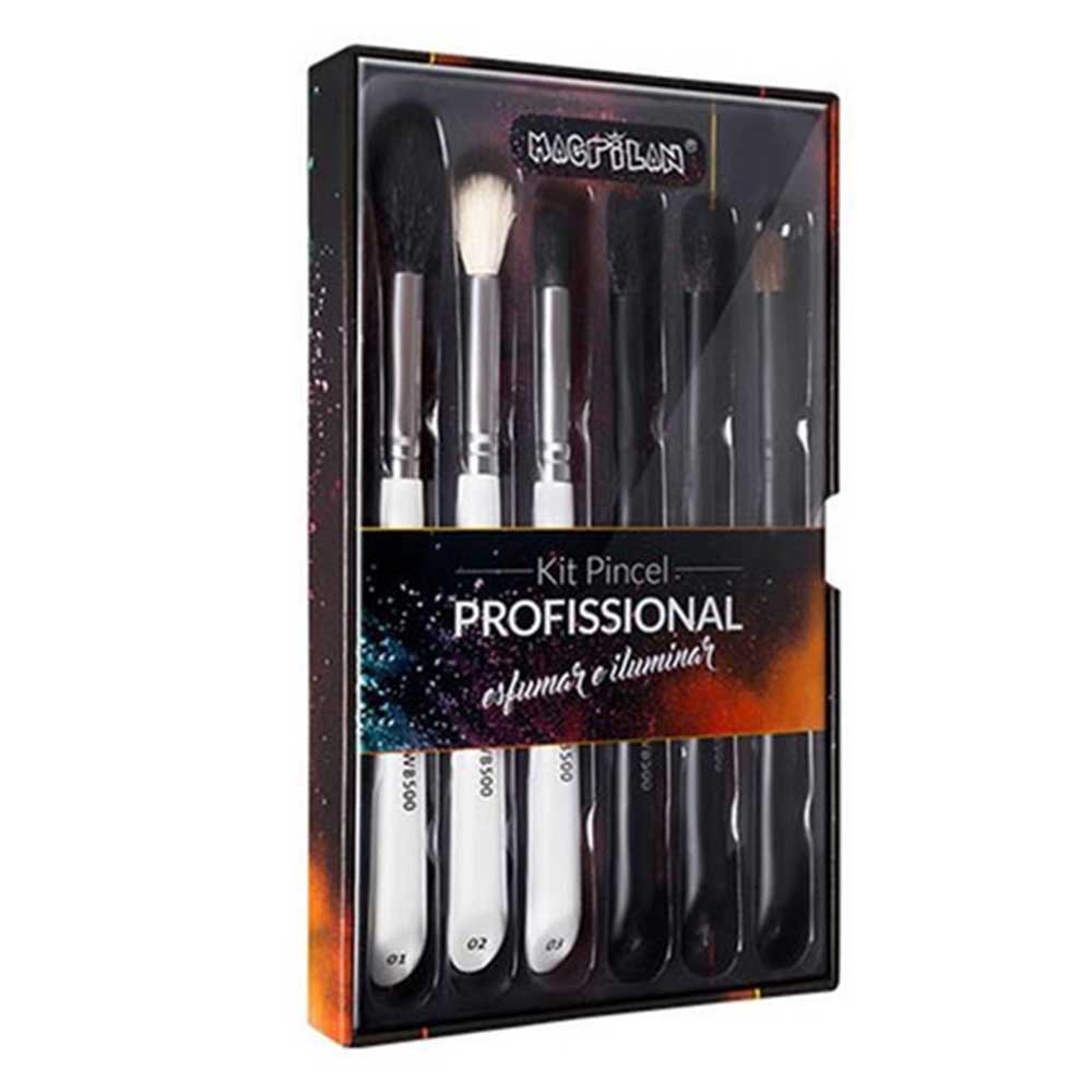 Macrilan WB500 Kit – 6 Pincéis de Maquiagem para Esfumar Kit