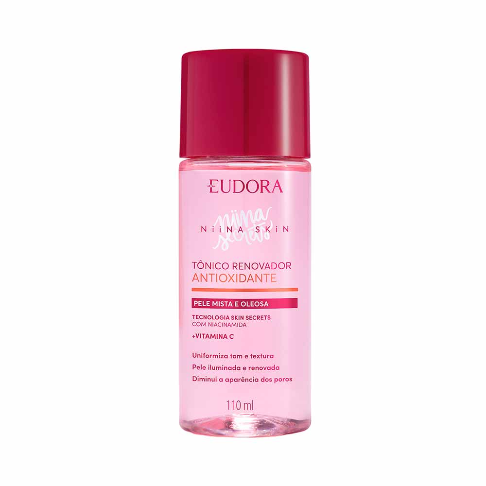 Tônico Renovador Antioxidante by Niina Skin Eudora 110ml