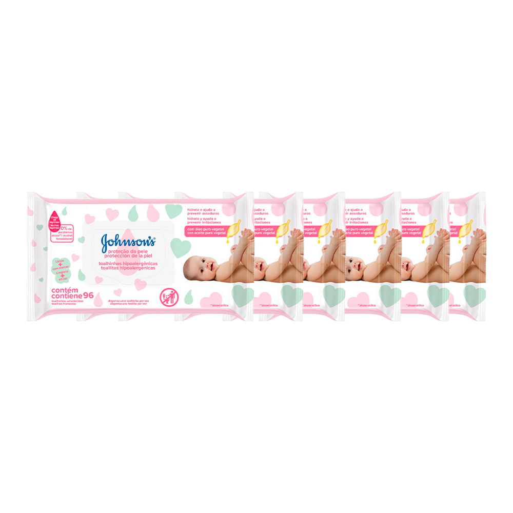 Johnson’s Baby Extra Cuidado  Kit –  Toalhas Umedecidas Kit