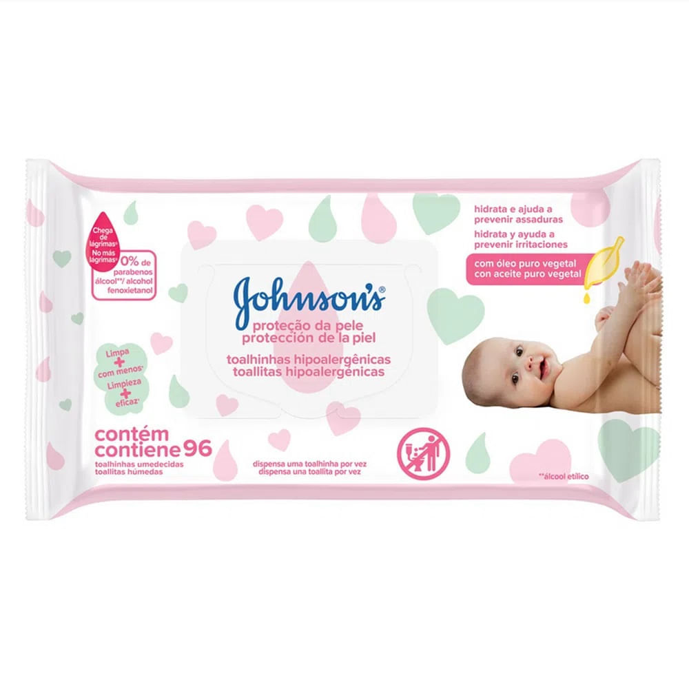 Johnson’s Baby Extra Cuidado  Kit –  Toalhas Umedecidas Kit